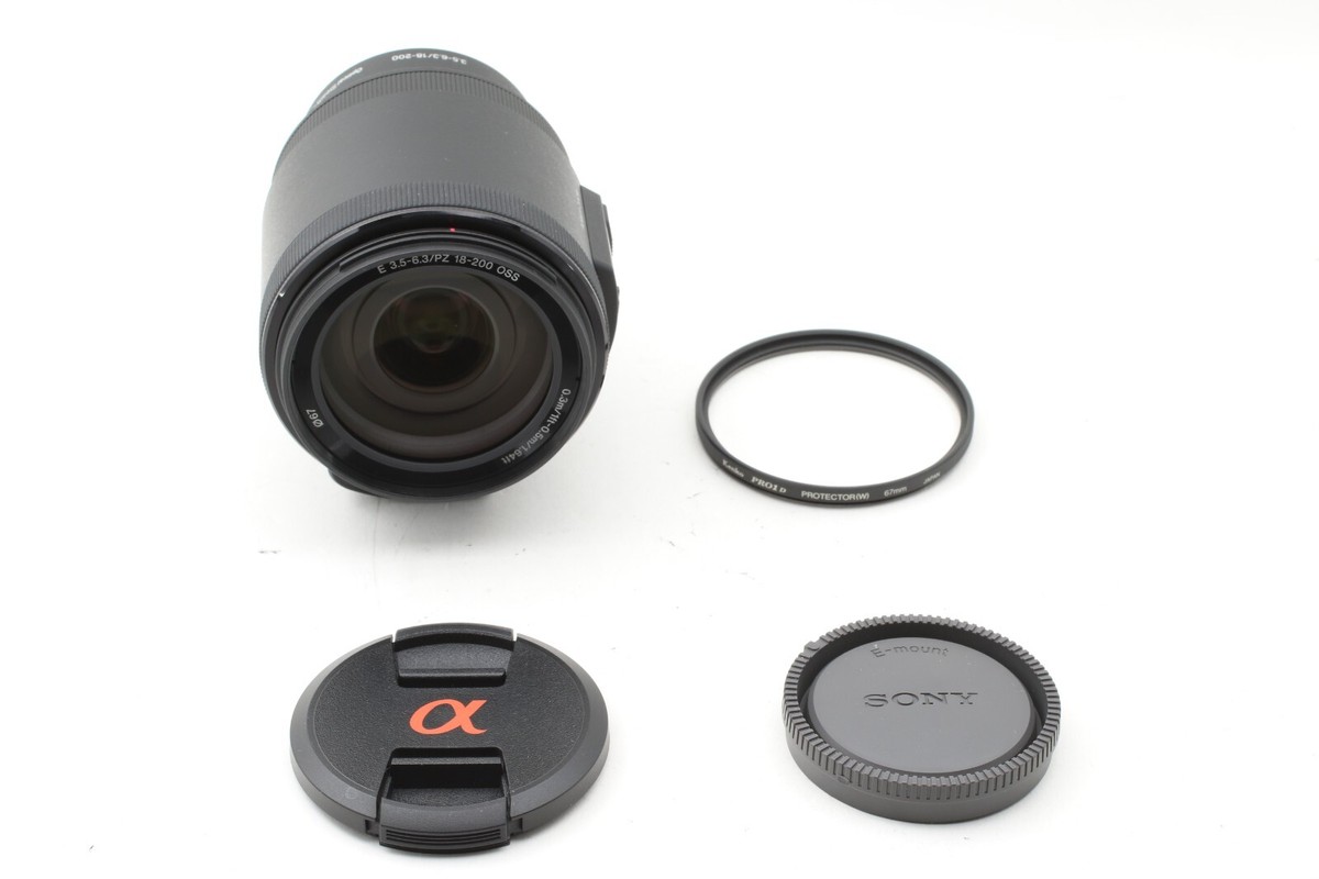 SONY A 18-200mm f/3.5-6.3 ズームレンズ 美品SONY SELP18200 SONY A 18-200mm f/3.5-6.3 ズームレンズ 美品SONY SELP18200