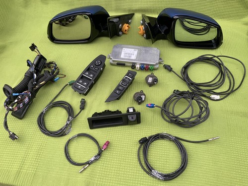 BMW F32 F33 F36 Wing Mirrors Power Folding Mirrors CAMERAS CABLES FULL SET 360 - Bild 2 von 24