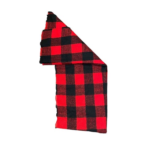 Old Navy Red Buffalo Plaid Scarf Wrap Shawl Women One Size NWT