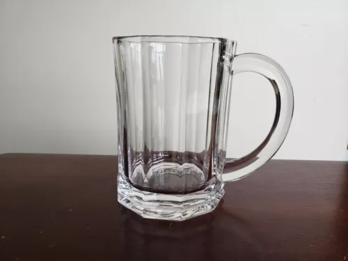 Tiffany & Co. WINDHAM Crystal Paneled Beer Glass Mug Stein Germany 16 oz.