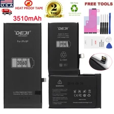 For iPhone 12 11 Pro X 8/7/6 Plus Li-ion Replacement Internal Battery+Tool Kits