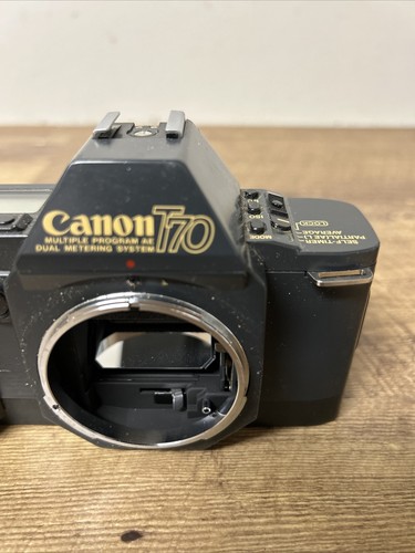 Canon T70 35mm Film SLR Camera Body No Lens ( UNTESTED) - Picture 3 of 6