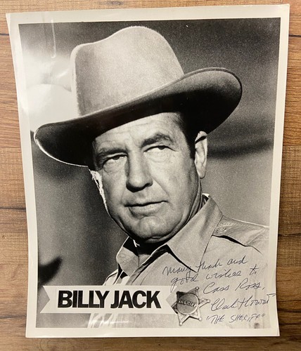 Clark Howat “The Sheriff” Signed Photo Billy Jack Sheriff Cole RARE ORIGINAL - 第 1/5 張圖片