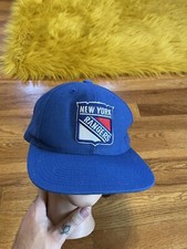 90s New York Rangers Vintage Strapback Hat NHL Hockey Dad SnapBack