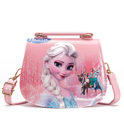 Disney Frozen 2 Elsa Anna Princess Children's Toys Shoulder Bag Girl Sofia Baby