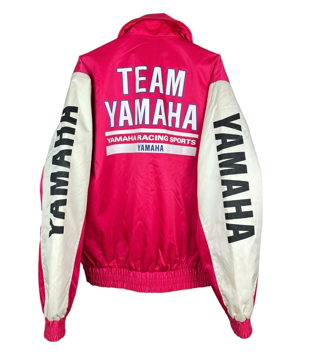 Vintage Team Yamaha Racing Jacket Nylon Motorcycle Japan Rare Size  