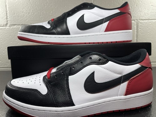 Nike Air Jordan 1 Retro OG Low Black Toe Size 12 Men CZ0790-106 FAST SHIPPING