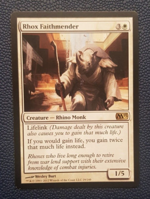 Rhox Faithmender 29/249 - Magic 2013 - Magic: The Gathering - MTG - ENG - NM
