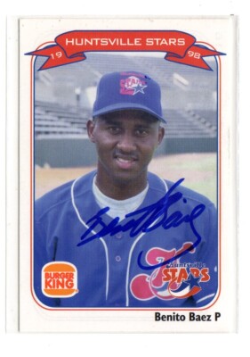 BENITO BAEZ 1998 MINOR LEAGUE AUTOGRAPH #16 GUARANTEED IP  (ID N204)