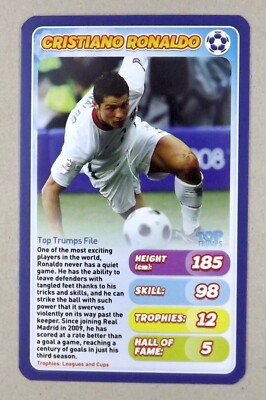 1 x info card Sport Star Cristiano Ronaldo Football  2015   Q19