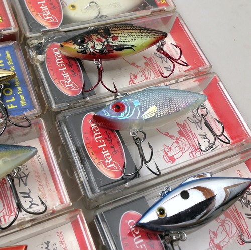 8 VTG Bill Lewis Rat-L-Trap Lure Lot w/ Boxes NOS /Excellent Lemon Bleeding Shad - Picture 6 of 12