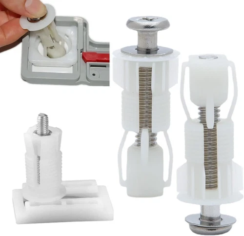 2XWC Sitz Befestigung Universal Befestigungsset Schrauben für Toilettendeckel - Bild 4 von 13