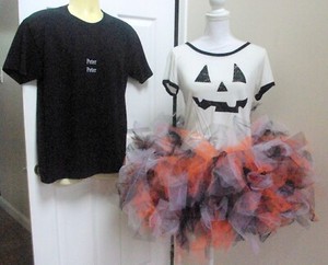 Peter Peter Pumpkin Eater Set- Jack O Lantern T-Shirt/Pumpkin Tutu/Peter T-Shirt