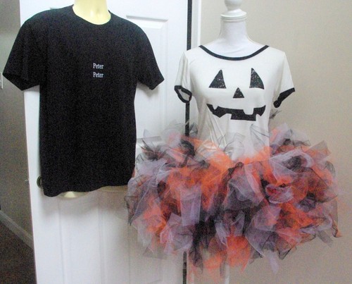 Jack O Lantern T-Shirt/Pumpkin Tutu/Peter T-Shirt-Peter Peter Pumpkin Eater Set
