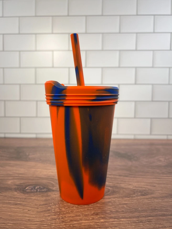 Taza de bebida de silicona 16 oz con tapa y pajita Foto 4 de 4