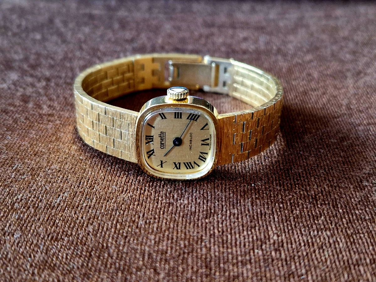Corvette incabloc ladies watch sale