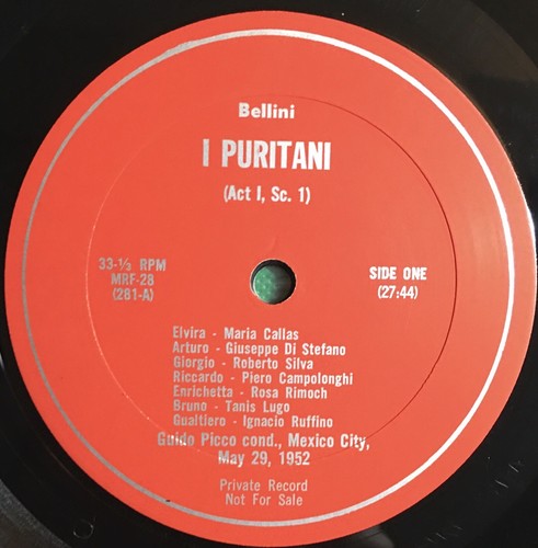 Bellini I Puritani 3LP Box Set Callas Di Stefano Mexico City Private Record Rare - Picture 3 of 8