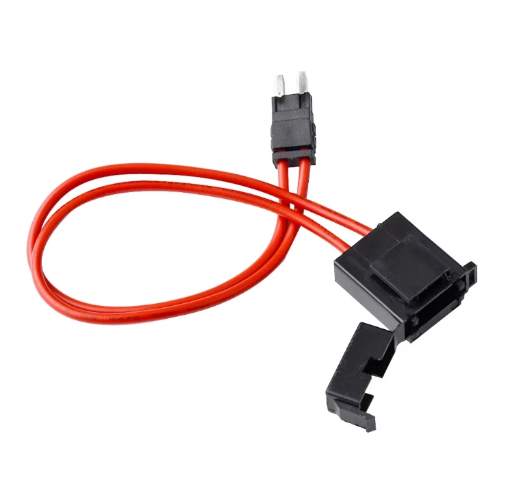 Car Modification ACC Fuse Box Mini Fuse Tap Power Socket Holder Extension 16AWG - Image 4 of 4