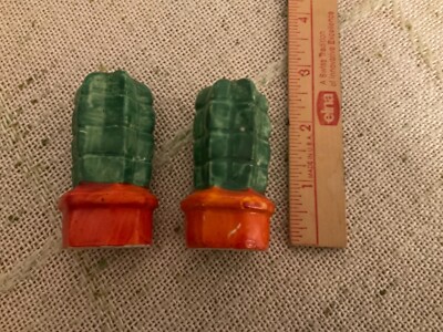 ビンテージ サボテン ソルト&ペッパー 陶器製 JAPAN カクタス Vintage Potted Cactus Salt & Pepper Shakers Made in Japan | eBay