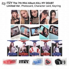 ITZY KILL MY DOUBT Official Limited Ver Photocard Character Card Keyring KPOP