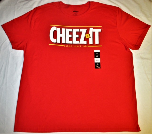 Kelloggs Cheez It Classic Logo T Shirt Red Size 3xl for sale online eBay