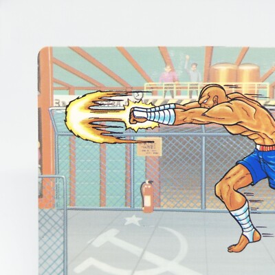 （当時物）BENGUS／　直筆サイン／STREET FIGHTERⅡ／SAGAT 67 Sagat Tiger Shot Street Fighter II fighter card barcode battler
