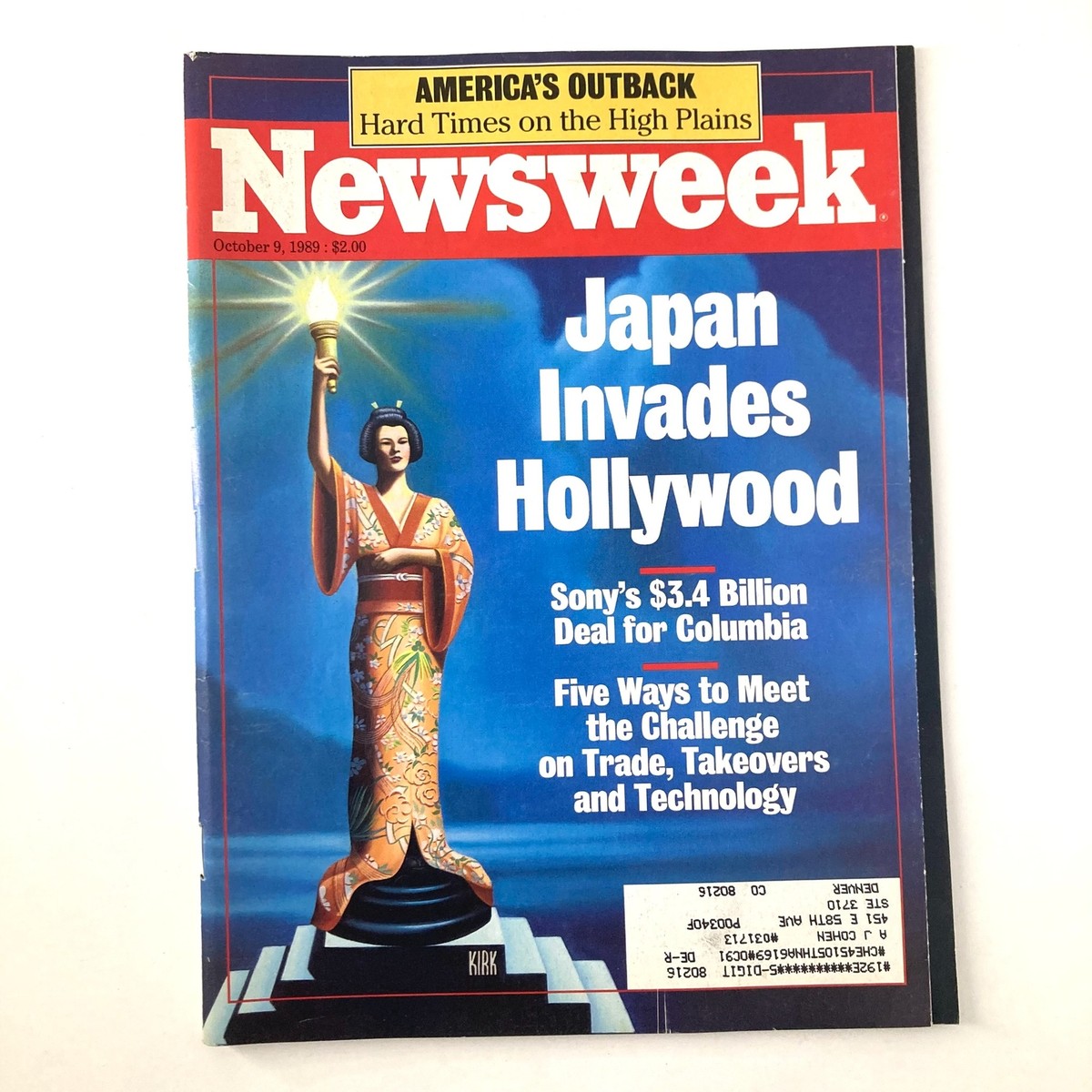 Newsweek 英語版 1979~1980 まとめ44冊セット 雑誌 希少 VTG Newsweek Magazine October 9 1989 Japan Invades Hollywood