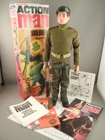 Action Man - 40th Soldier Rare 1st Issue With Palitoy Text Box - Boxed Action Man - 40th Soldier Rare 1st Issue With Palitoy Text Box - Boxed