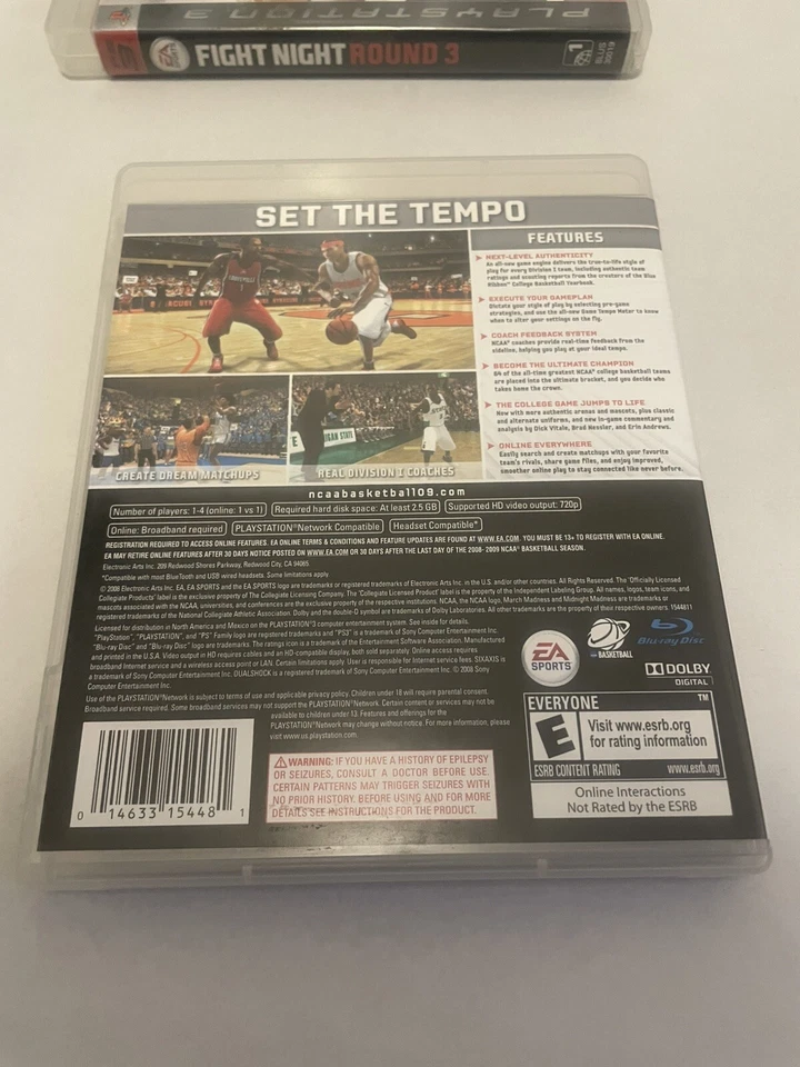 Baloncesto NCAA 09 + Fight Night Rd 3 Foto 3 de 4