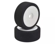 BSR Racing 1/8 Mounted GT Foam Tires 35 Shore (2) w/17mm Hex White