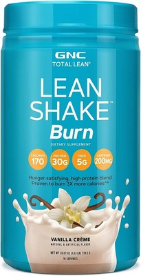 GNC Total Lean Lean Shake Burn Dietary Supplement - Vanilla Creme - 1.67 LB