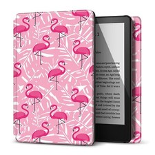 Case for 6" All-New Kindle 2024 2022 11th Gen w/ Auto Sleep Wake,Pink Flamingo