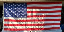 USA Flag 50 STAR American Flag -Embroidered STARS-9.5' x 5'-9x5-NEW