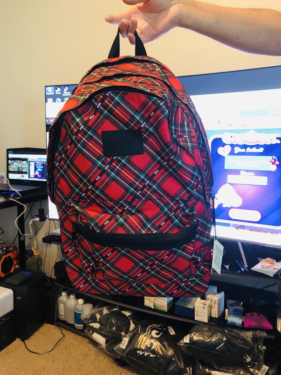 PINK x Victoria Secret RED Campus 3 Compartments XL Backpack 