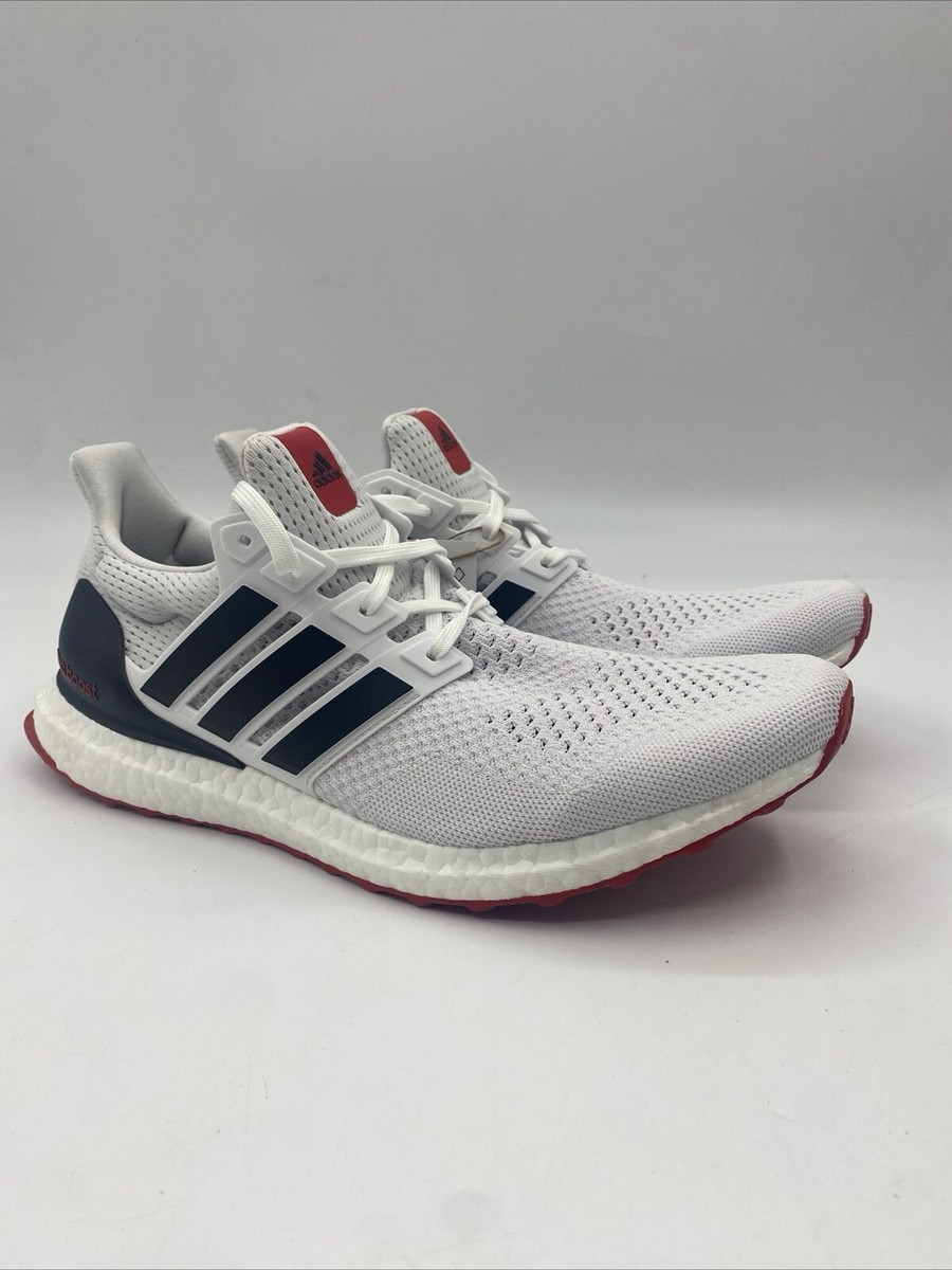 adidas Ultraboost 1.0 Light White Black Red ID5879 Men's