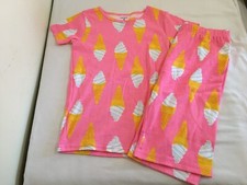 New Carter's Girls Ice Cream Pajama Snug fit Shorts Pink
