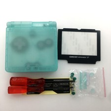 NEW Luminous/Glow Clear Green Shell Cover For Game Boy Advance SP GBA SP Housing