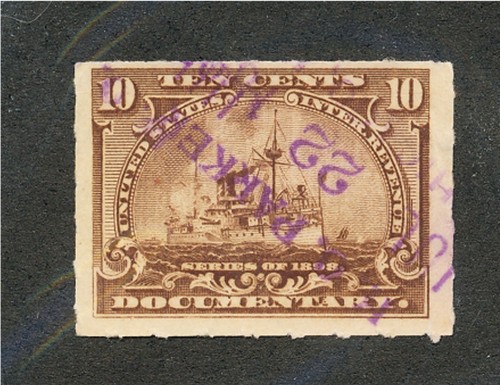 R 168 H. O. Park E July 22 hand stamps........160257
