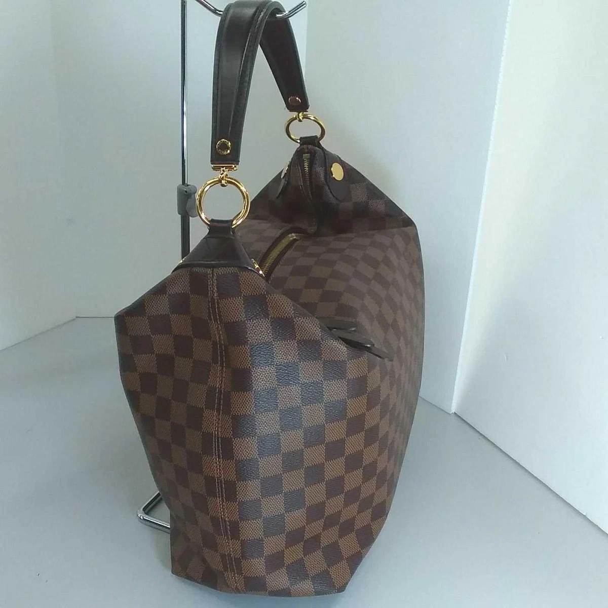 LOUIS VUITTON N41861 Duomo Hobo Ebene Damier Hand Bag Ex++