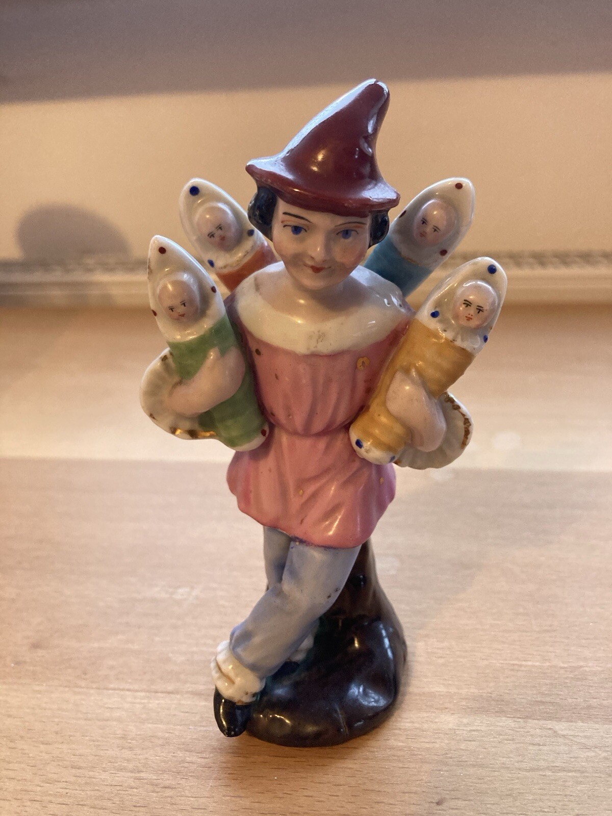 Porzellanfigur Böhmen 1820-1840 Hebamme?