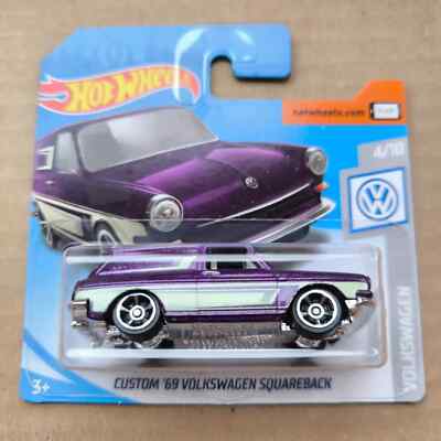 Hot Wheels SHORT CARD 2019 HW CUSTOM 69 VOLKSWAGEN SQUAREBACK