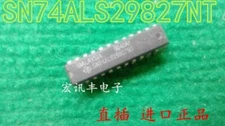 (2 PCS) SN74ALS29827NT TI 10-BIT DRIVER, TRUE OUTPUT, PDIP24 #96-9