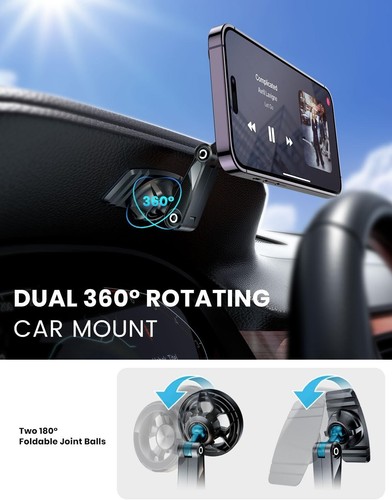 Magsafe Car Mount for iPhone 15 14 13 12 Pro Max - Enhanced Stability Design - Picture 8 of 9