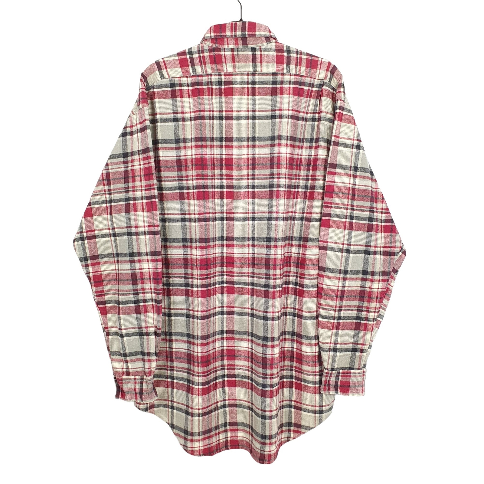 RALPH LAUREN Red Check Shirt Long Sleeve Casual Mens XL image 3