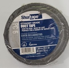 DUCT TAPE ECONOMY GRADE 1.88 INX 60 1YD 48MMX55M PC6 SHURTAPE 2"