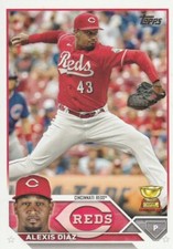 2023 Topps Gold All-Star Rookie Cup Alexis Diaz 369 Cincinnati Reds Red Hot!