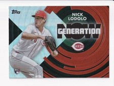 2022 Topps Update Nick Lodolo Generation Now RC Reds