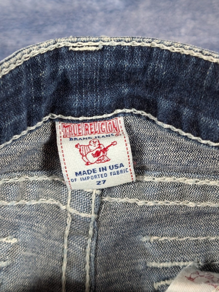 TRUE RELIGIONトゥルーレリジョン DISCO JULIE BIG T True Religion Disco Julie Big T Jeans Sz 27 Dark Wash