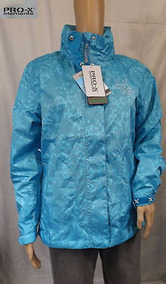 Pro-X-elements ~ Leonie 176 blau ~  Regenjacke Wetterjacke  Kapuze Outdoor-Jacke