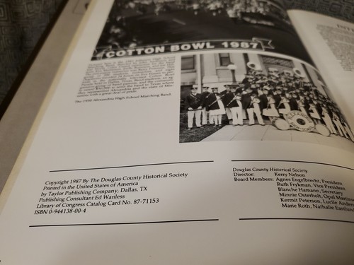 DOUGLAS COUNTY ALBUM OF THE AGES Minnesota History Alexandria HC book 1987 - Imagen 5 de 14